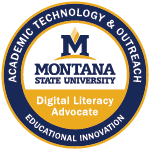 MSU badge for Digital Literacy: Educational Innovation from Academic Technology and Outreach