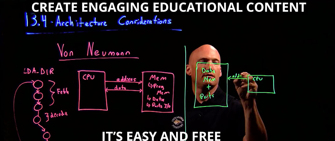 Create engaging educational content. It's easy and free.